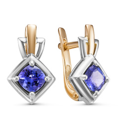 Серьги с английским замком 02-3456/6
