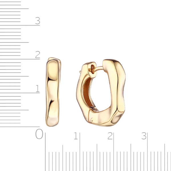 Серьги Конго из серебра